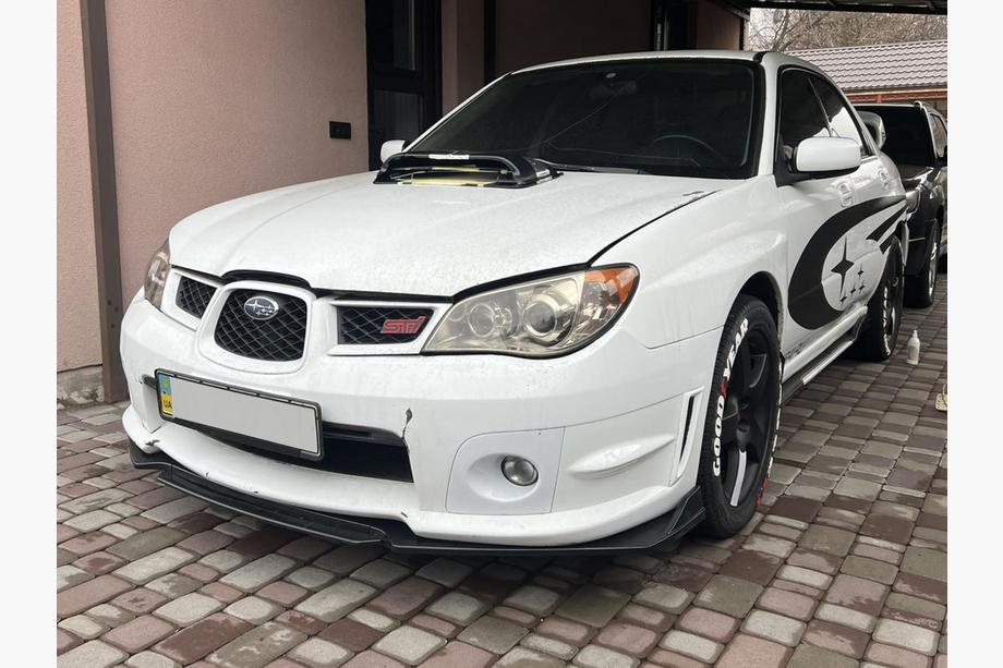 Subaru Impreza 2000-2007 Labio delantero Niken Black (ABS) Foto 5