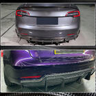Tesla Model 3 2017- Difusor Trasero de Parachoques Carbono V2 (2016-2022) foto 5