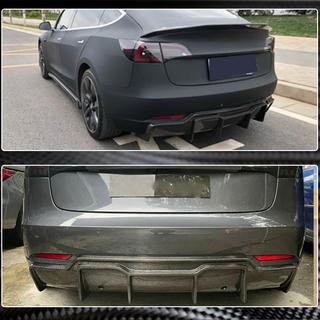 Difusor Trasero V2 (2017-2023, Carbono) Tesla Model 3 2017- foto 3