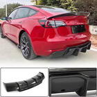 Tesla Model 3 2017- Difusor de Parachoques Trasero FRP V5 (2016-2022) foto 1