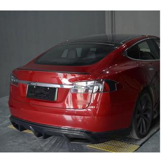 Difusor Trasero V1 (2012-2016, Carbono) Tesla Model S 2012– foto 2