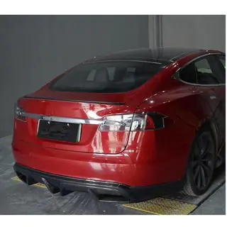 Difusor Trasero V1 (2012-2016, Carbono) Tesla Model S 2012– foto 2