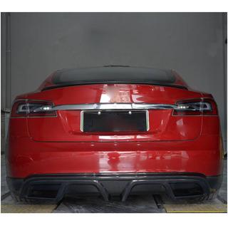 Difusor Trasero V1 (2012-2016, Carbono) Tesla Model S 2012– foto 3