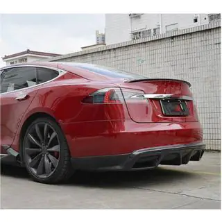 Difusor Trasero V1 (2012-2016, Carbono) Tesla Model S 2012– foto 4