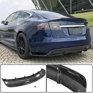 Difusor Trasero V1 (2016-2021, Carbono) Tesla Model S 2012– foto 1