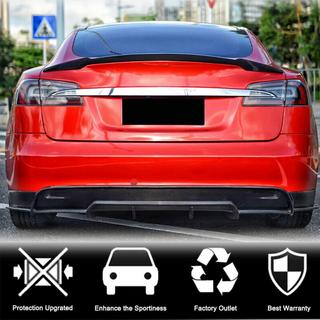 Difusor Trasero V1 (2016-2021, Carbono) Tesla Model S 2012– foto 2