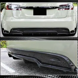 Difusor Trasero V1 (2016-2021, Carbono) Tesla Model S 2012– foto 4