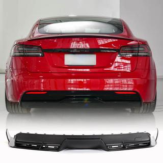 Difusor de Parachoques Trasero (2021+, Carbono) Tesla Model S 2012– foto 1