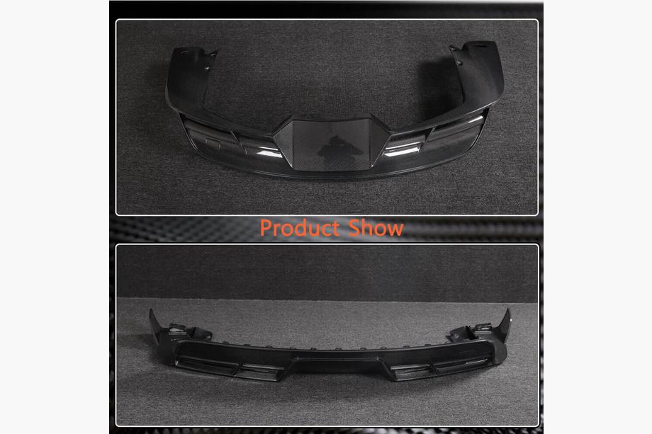 Tesla Model S 2012– Difusor de Parachoques Trasero (2021+, Carbono) Foto 3