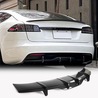 Difusor trasero para Plaid 2021+ (Carbono) Tesla Model S 2012– foto 1