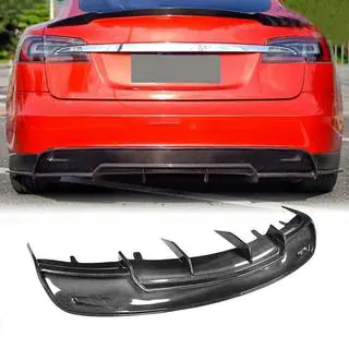 Difusor Trasero V2 (2012-2016, Carbono) Tesla Model S 2012– foto 1