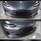 Tesla Model 3 2017- Labio Parachoques Delantero Lip V2 (2017-2023, Carbono) foto 4