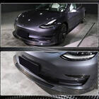 Tesla Model 3 2017- Labio Parachoques Delantero Lip V2 (2017-2023, Carbono) foto 5