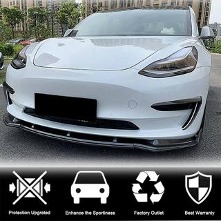 Labio Frontal Parachoques V5 (2017-2023, Carbono) Tesla Model 3 2017- foto 2