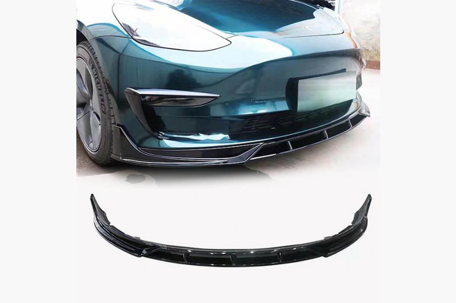 Tesla Model 3 2017- Lip delantero parachoques ABS (2023-2025) Foto 1