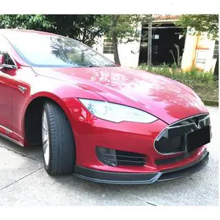 Labio Frontal Lip V2 (2012-2016, Carbono) Tesla Model S 2012– foto 3