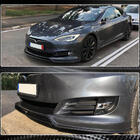 Tesla Model S 2012– Labio Delantero Parachoques Carbono V3 (2016-2020) foto 4