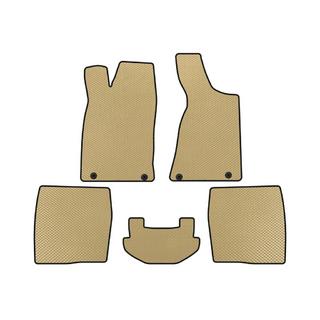 Alfombrillas EVA (1987-1991, Sedán, Beige) Audi 80/90 1987-1996