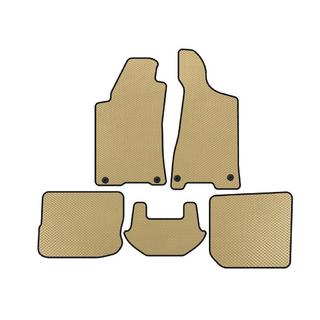 Alfombrillas EVA (1991-1996, Sedan, Beige) Audi 80/90 1987-1996