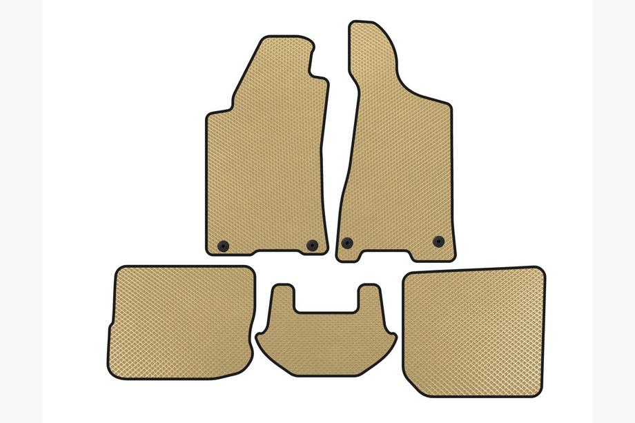 Audi 80/90 1987-1996 Alfombrillas EVA (1991-1996, Sedan, Beige) Image