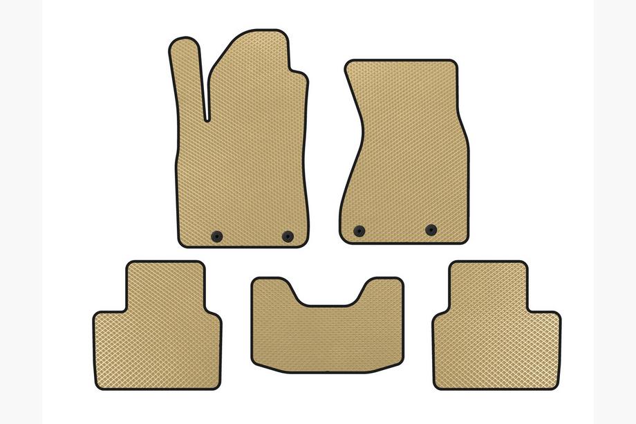 Audi A8 1994-2002 Alfombrillas EVA (Sedan, Beige) Image