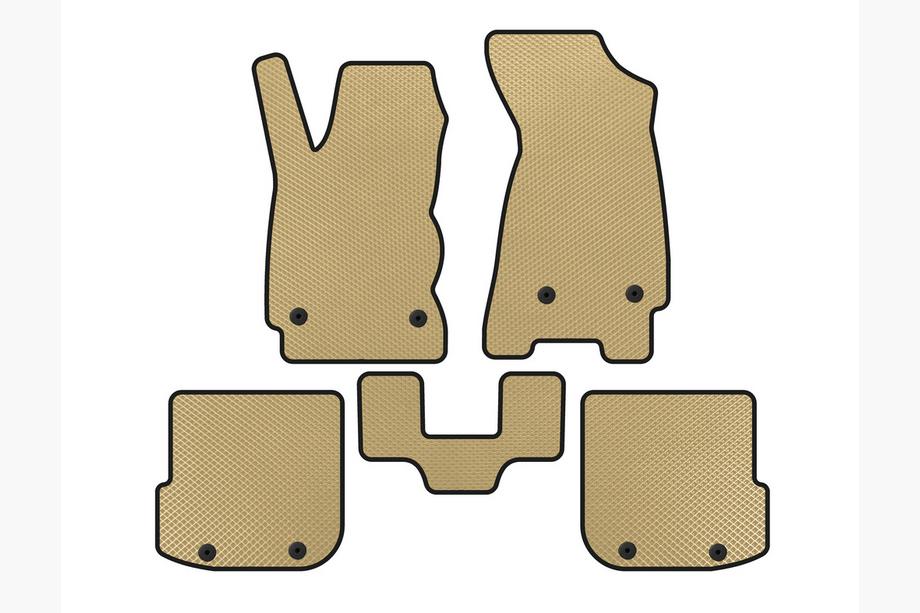 Audi A4 B5 1994–2001 Alfombrillas EVA (Avant, Beige) Image