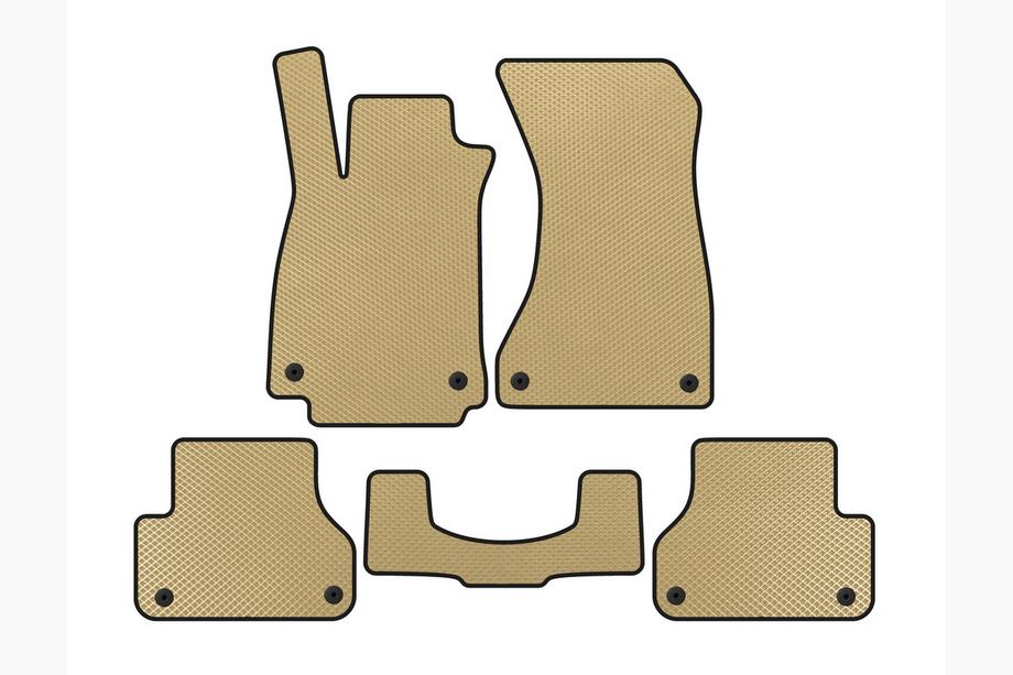 Audi A5 2016-2025 Alfombrillas EVA V1 (Sportback, Beige) Image