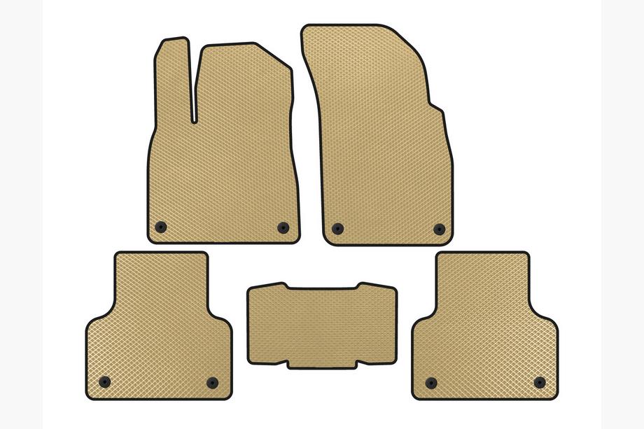 Audi Q8 2018- Alfombrillas EVA (Beige) Image