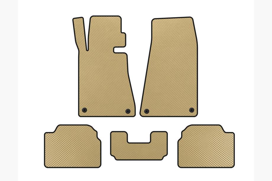BMW 5 Series E34 1988-1995 Alfombrillas EVA (Beige) Image