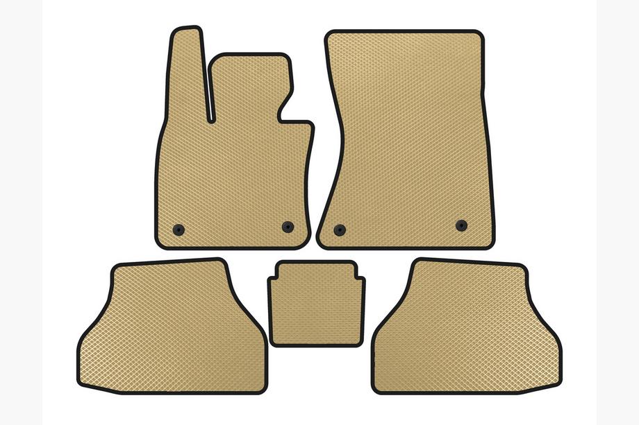 BMW X6 E71 2008–2014 Alfombrillas EVA V2 (Beige) Image