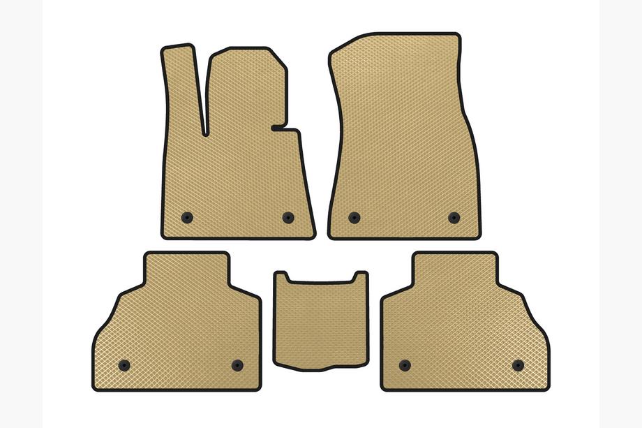 BMW X7 G07 2019- Alfombrillas EVA (2 Filas, Beige) Image