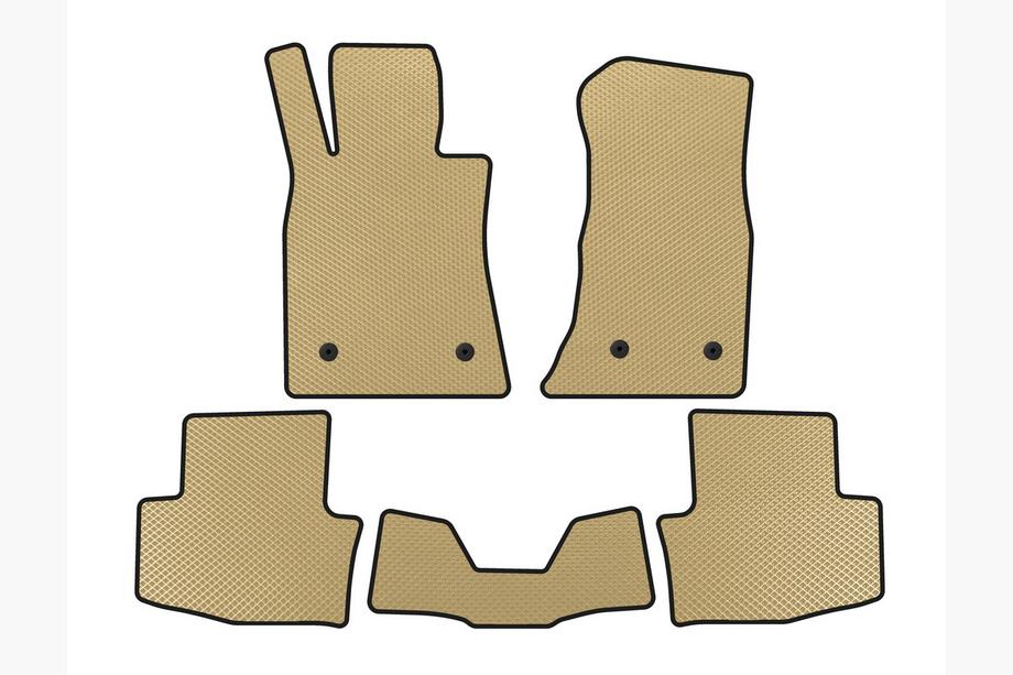 Cadillac ATS 2012-2019 Alfombrillas EVA (SD, Beige) Image