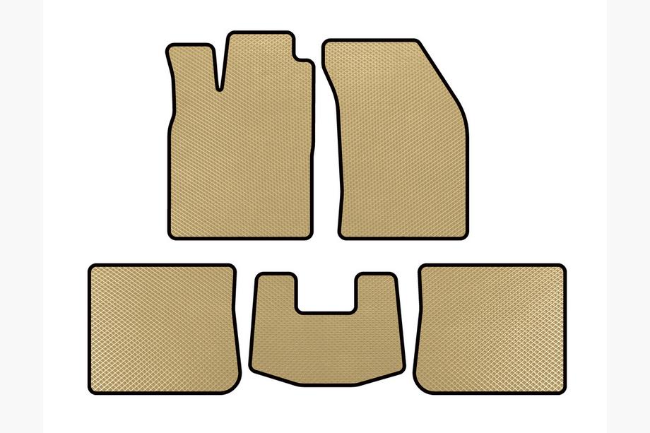Chery Elara/Alia/Fora/A5 2006- Alfombrillas EVA (SD, Beige) Image