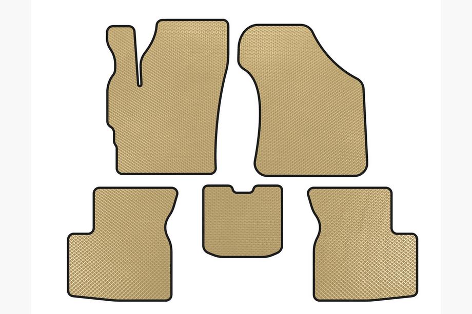 Chery QQ 2003-2022 Alfombrillas EVA (Beige) Image