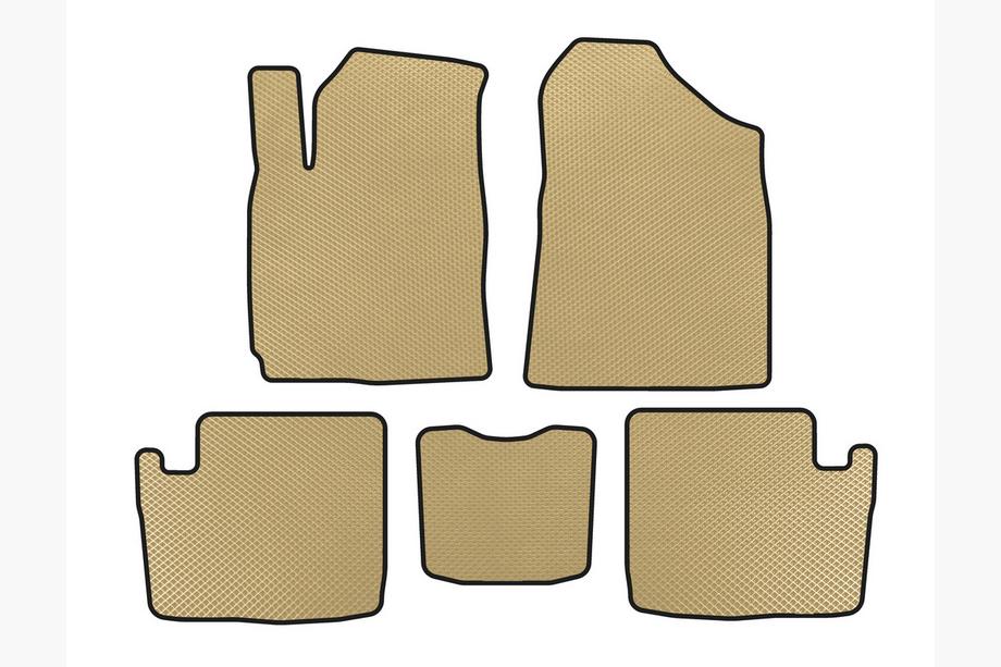 Chery Tiggo 1 2005-2016 Alfombrillas EVA (2005-2009, Beige) Image