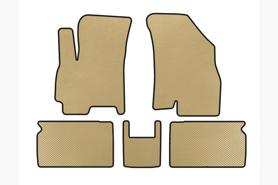 Chery Tiggo 4 2017- Alfombrillas EVA (Beige) Image
