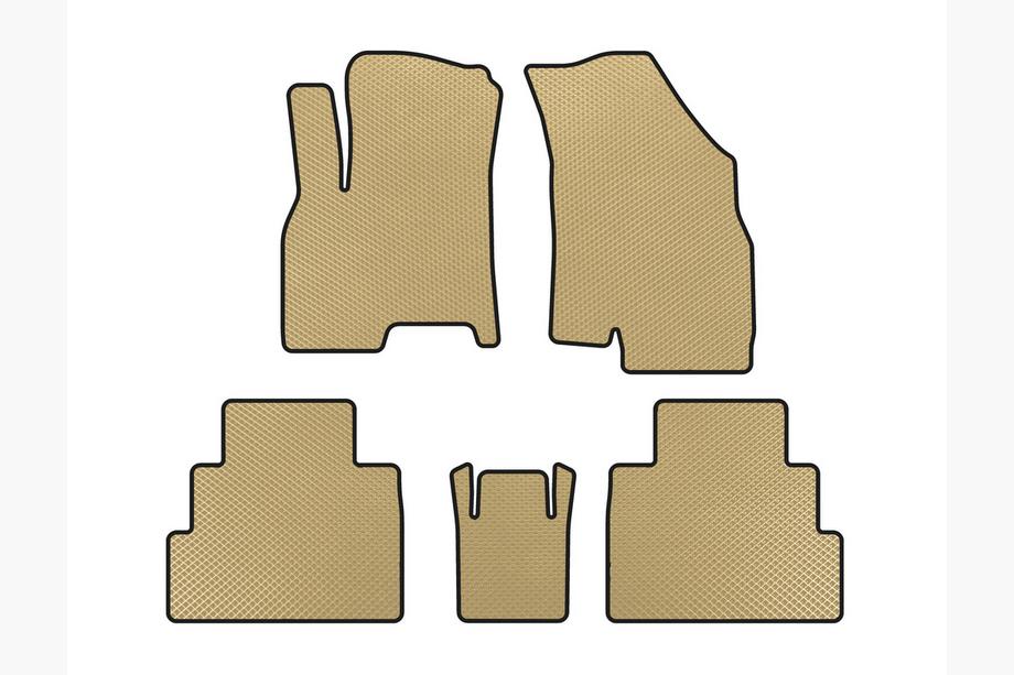 Chery Tiggo 7 2020- Alfombrillas EVA (Beige) Image