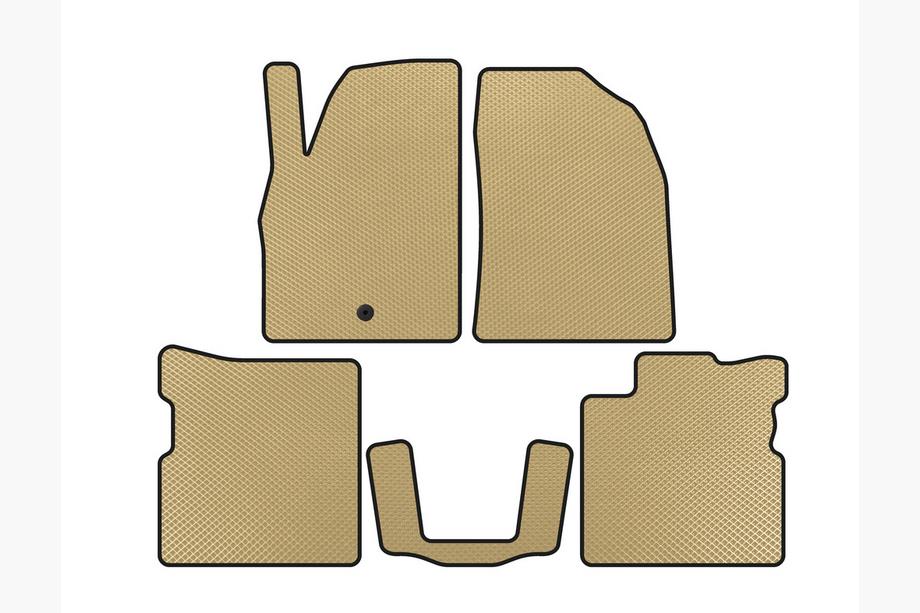 Chevrolet HHR 2005-2011 Alfombrillas EVA (Beige) Image