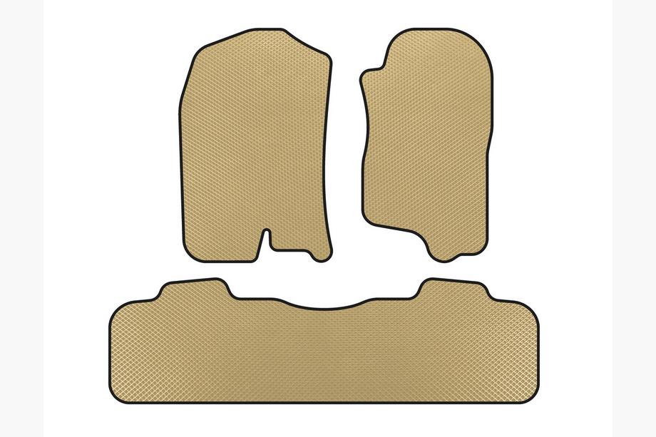 Chevrolet Tahoe 2007-2014 Alfombrillas EVA (2 Filas, 2007-2014, Beige) Image
