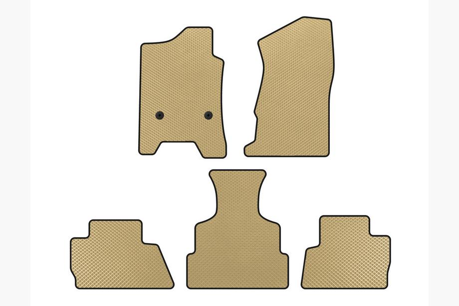 Chevrolet Tahoe 2014-2019 Alfombrillas EVA (2014-2020, Beige) Image