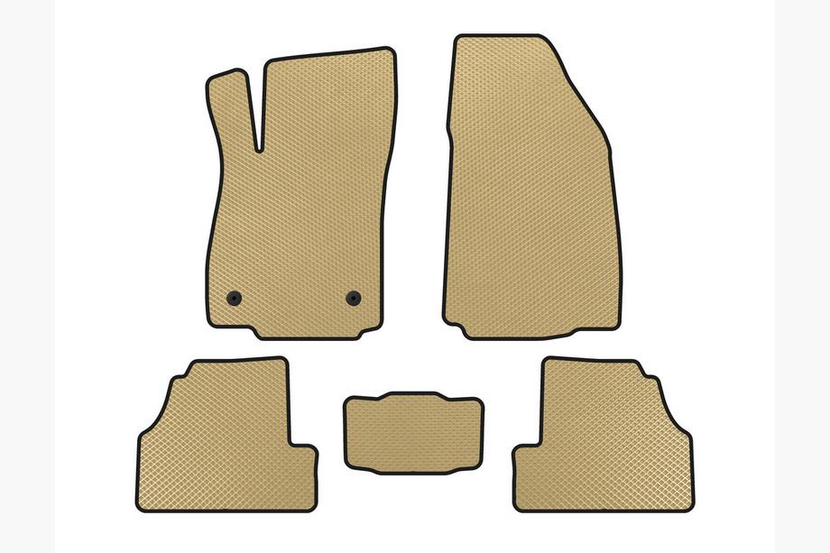 Chevrolet Trax 2012-2023 Alfombrillas EVA (2012-2019, Beige) Image