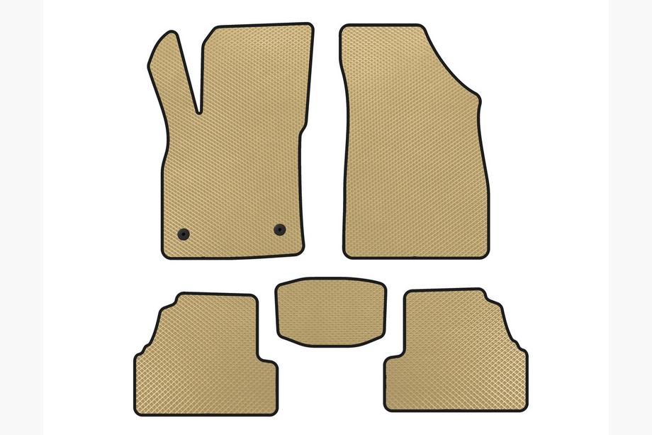 Chevrolet Trax 2012-2023 Alfombrillas EVA (2019-2023, Beige) Image