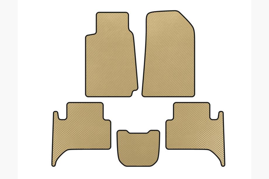 Chevrolet Trailblazer 2012-2019 Alfombrillas EVA (2 Filas, Beige) Image