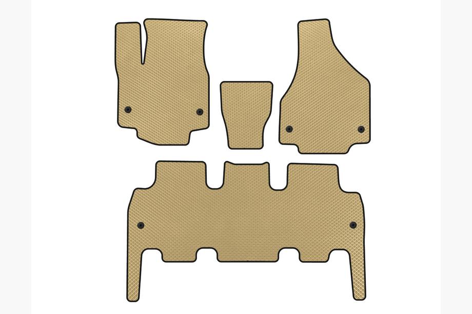 Chrysler Pacifica 2016- Alfombrillas EVA (Beige) Image