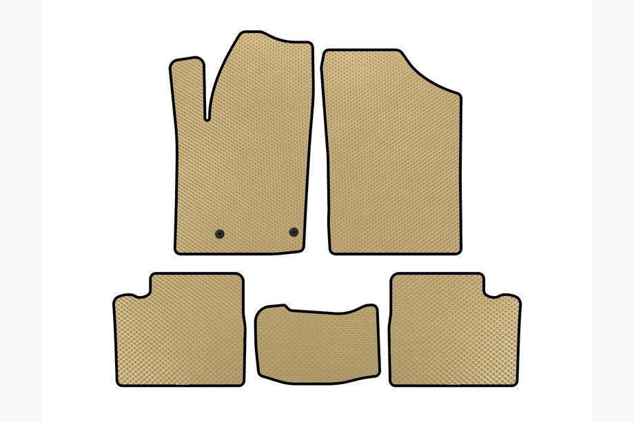 Citroen Berlingo 1996-2008 Alfombrillas EVA (Beige) Image