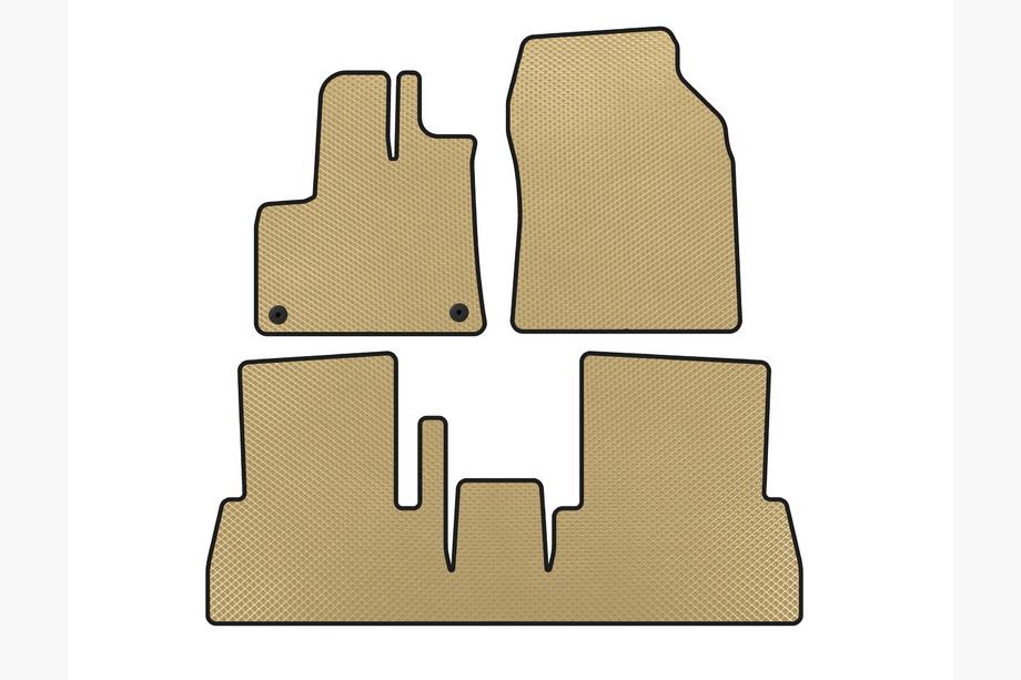 Citroen Berlingo/Multispace 2018- Alfombrillas EVA (Transmisión Manual, Beige) Image