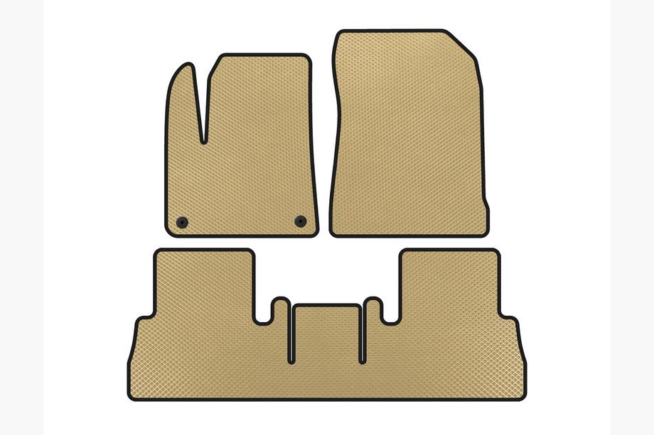 Citroen Berlingo/Multispace 2018- Alfombrillas EVA (Beige) Image