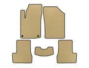 Citroen C-3 2009–2016 Alfombrillas EVA (HB, Beige) foto 1