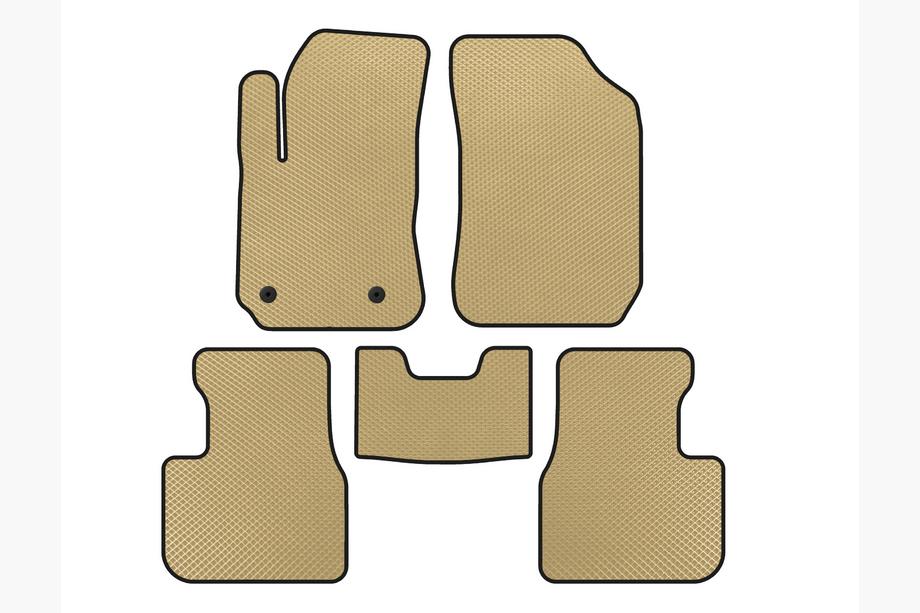 Citroen Cactus 2014-2020 Alfombrillas EVA (Beige) Image
