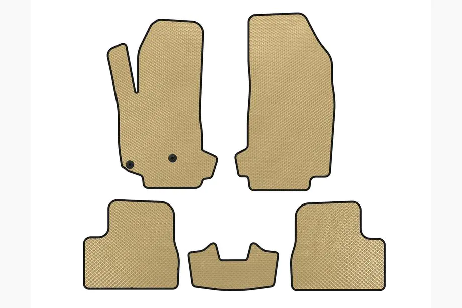 Citroen DS-3 2009-2016 Alfombrillas EVA V-2 (Beige) Image